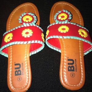 BU Collection tribal inspired Sandals